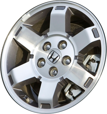 Honda Pilot 2009-2011 charcoal machined 17x7.5 aluminum wheels or rims. Hollander part number ALY63993, OEM part number 42700SZAA61.