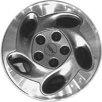 Pontiac Firebird Wheel ALY6508 Charcoal Machined