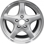 ALY6521U20 Pontiac Firebird, Trans Am Wheel/Rim Silver #12365460