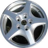 Pontiac Trans Sport Wheel ALY6542 Silver Machined