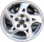 ALY6553 Pontiac Grand Am Wheel/Rim Silver Painted #9595236