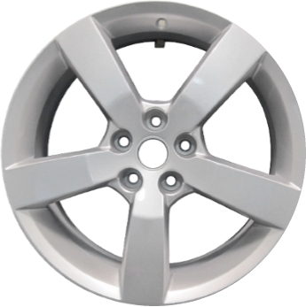 Pontiac G6 2006-2010 powder coat silver 18x7 aluminum wheels or rims. Hollander part number ALY6598U20/6597, OEM part number 9595929, 9597697.
