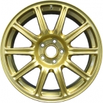 ALY68734U55 Subaru Impreza, WRX BBS Wheel/Rim Gold Painted #28111FE070