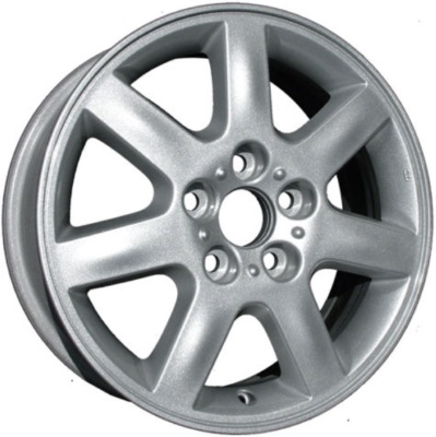 Toyota Avalon 2000-2004 powder coat silver 16x6 aluminum wheels or rims. Hollander part number ALY69383, OEM part number 42611AC050.