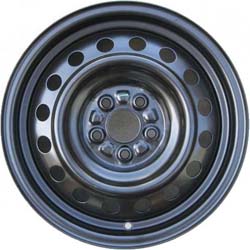 Toyota Camry 2002-2011 powder coat black 16x6.5 steel wheels or rims. Hollander part number STL69494/69415, OEM part number 4261106350, 4261133491, 4261133541, 4261106170, 4261133310, 4261133320.