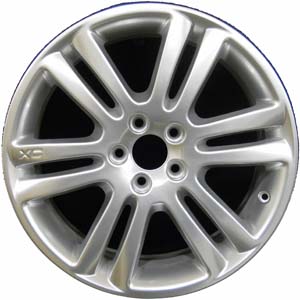 Volvo XC90 2007-2012 powder coat hyper silver 18x7 aluminum wheels or rims. Hollander part number ALY70309U77, OEM part number 306715137.