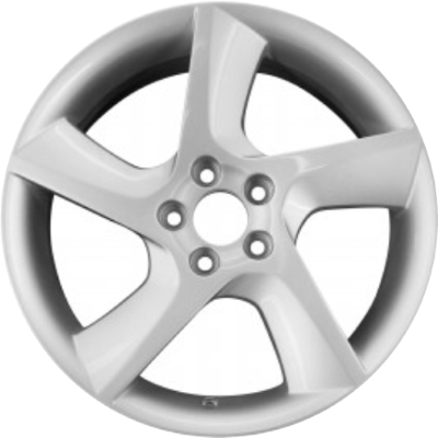 Volvo S60 2011-2014, S80 2010 powder coat silver 18x8 aluminum wheels or rims. Hollander part number 70364, OEM part number 307600643.