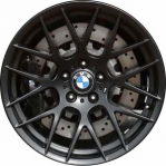 ALY71439U45 BMW M1, M3 Wheel/Rim Black Painted #36112284151