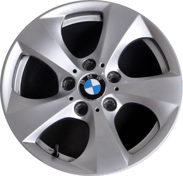 BMW X3 2011-2017, X4 2015-2018 powder coat silver 17x8 aluminum wheels or rims. Hollander part number 71474/71475, OEM part number 36116794272, 36116794271.