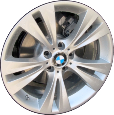 BMW X3 2011-2017, X4 2015-2018 powder coat silver 19x8.5 aluminum wheels or rims. Hollander part number 71478, OEM part number 36116787580.