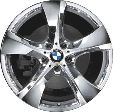 BMW X3 2011-2017, X4 2015-2018 chrome 20x8.5 aluminum wheels or rims. Hollander part number 71483U85/71482, OEM part number 36116792679.