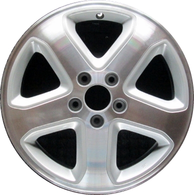 Honda Accord 2004-2007 silver machined 17x6.5 aluminum wheels or rims. Hollander part number ALY63908, OEM part number 42700SDBJ11, 42700SDBJ12.
