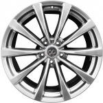 ALY73704 Infiniti G37 Wheel/Rim Front Hyper Silver #D0300JL14A