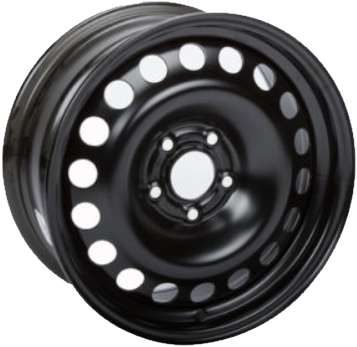 Pontiac G6 2005-2008 powder coat black 16x7 steel wheels or rims. Hollander part number STL8068, OEM part number 9595769.