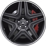 ALY85264A45 Mercedes-Benz ML63 Wheel/Rim Black Painted #1664012302