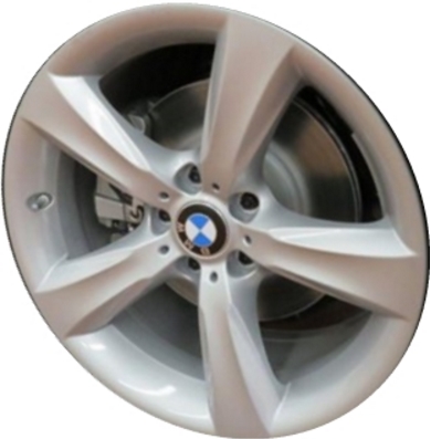 BMW X3 2015-2017, X4 2015-2018 powder coat silver or black 19x8.5 aluminum wheels or rims. Hollander part number 86102U, OEM part number 36116862887, 36116876764.