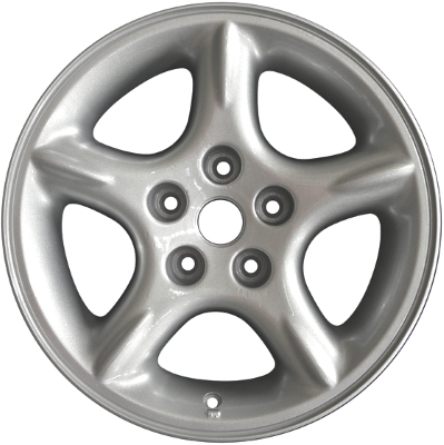 Jeep Grand Cherokee 1998, Wrangler 2000-2001 powder coat silver 16x7 aluminum wheels or rims. Hollander part number 9025U20/9022, OEM part number Not Yet Known.