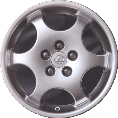 Lexus LS430 2003, Avalon 2002-2004, Camry 2002-2005 powder coat hyper silver 17x7.5 aluminum wheels or rims. Hollander part number 99187/170108, OEM part number PT78950030.