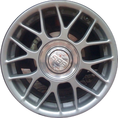 Volkswagen Jetta 2003-2011, Jetta GLi 2003-2011 powder coat silver 18x7.5 aluminum wheels or rims. Hollander part number 69806U20.HYPV1, OEM part number 1J0601025AM88Z.