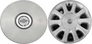 C2151S Chrysler Town & Country OEM Center Cap w/ Silver Emblem #04743123