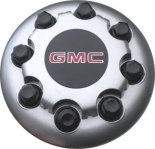 C5125FS-GMC Sierra, Savana 3500, 4500 DRW Front Silver OEM Center Cap #15053704