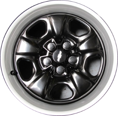 Chevrolet Camaro 2010-2015 powder coat black 18x7.5 steel wheels or rims. Hollander part number STL5440/5527, OEM part number 92197458, 22844561.