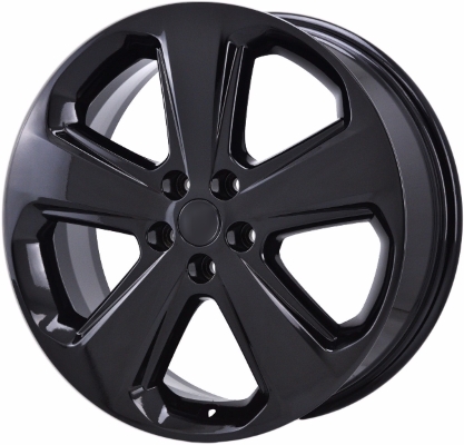 Chevrolet Trax 2017-2019 powder coat black 18x7 aluminum wheels or rims. Hollander part number ALY4129U45/5827HH, OEM part number 42392181, 42671505.