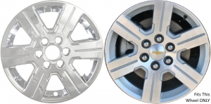 IMP-376X Chevrolet Traverse Chrome Wheel Skins (Hubcaps/Wheelcovers) 18 Inch Set