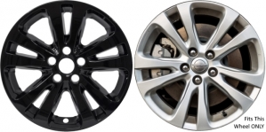 IMP-388BLK/7240GB Chrysler 200 Black Wheel Skins (Hubcaps/Wheelcovers) 17 Inch Set