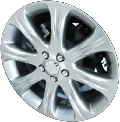 Chrysler 300 AWD 2013 powder coat hyper silver 19x7.5 aluminum wheels or rims. Hollander part number ALY98674U77/190195, OEM part number Not Yet Known.