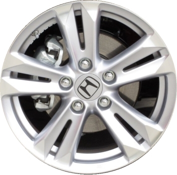 Honda CR-Z 2011-2015 powder coat silver or grey 16x6 aluminum wheels or rims. Hollander part number ALY64012U10/35, OEM part number 42700SZTA71 42700SZTA91, 42700SZTG91 42700SZTG71.