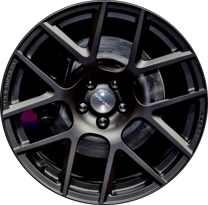 Dodge Challenger RWD 2015-2019, Charger RWD 2015-2019 powder coat matte black 20x9 aluminum wheels or rims. Hollander part number 2527, OEM part number 5RN84MALAC.
