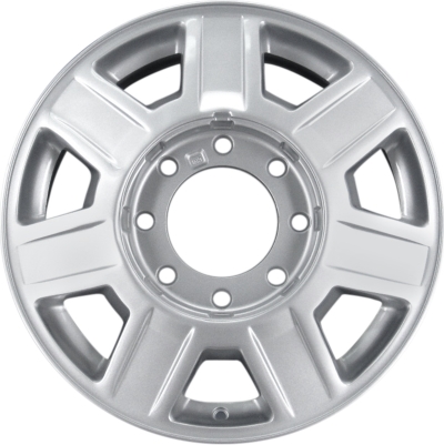 Cadillac DTS Hearse 2006-2011, DTS Limousine 2006-2011 powder coat silver 17x8 aluminum wheels or rims. Hollander part number 4613, OEM part number 19152610.