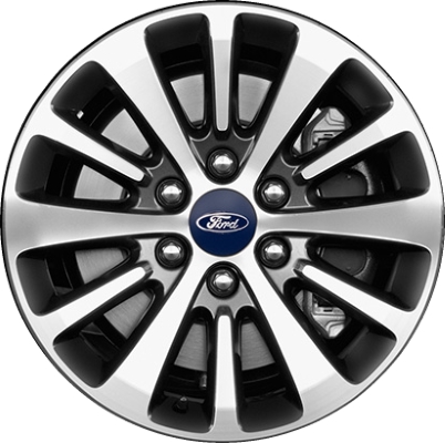 Ford Expedition 2015-2017 charcoal machined 18x8.5 aluminum wheels or rims. Hollander part number ALY3988, OEM part number FL1Z1007A.