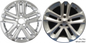 IMP-370X/8385PC Ford Explorer Chrome Wheel Skins (Hubcaps/Wheelcovers) 18 Inch Set