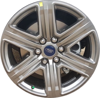 Ford F-150 2018-2020 powder coat grey 20x8.5 aluminum wheels or rims. Hollander part number ALY10172U78, OEM part number JL3Z1007C.