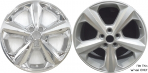 IMP-429X Ford Edge Chrome Wheel Skins (Hubcaps/Wheelcovers) 18 Inch Set