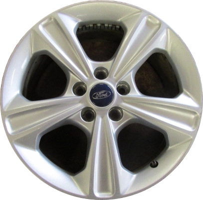 Ford Escape 2013-2016 powder coat silver 17x7.5 aluminum wheels or rims. Hollander part number ALY3943, OEM part number CJ5Z1007A.