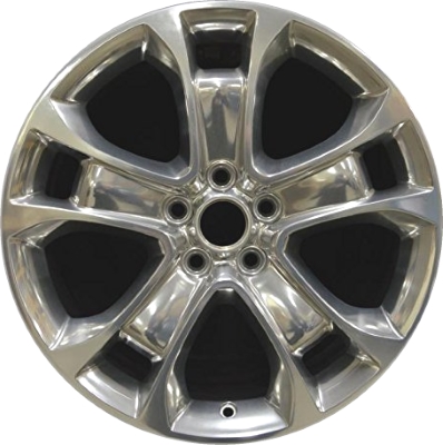 Ford Escape 2013-2016 polished 18x7.5 aluminum wheels or rims. Hollander part number ALY3944U80/3945, OEM part number CJ5Z1007J.