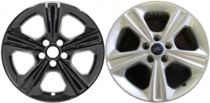 IMP-371BLK/787GB Ford Escape Black Wheel Skins (Hubcaps/Wheelcovers) 17 Inch Set