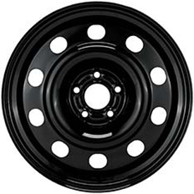 Ford Escape 2013-2019 powder coat black 17x7.5 steel wheels or rims. Hollander part number STL3942, OEM part number CJ5Z-1015-A.