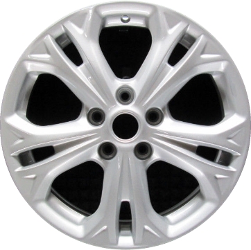 Ford Fusion 2010-2012 powder coat silver 17x7.5 aluminum wheels or rims. Hollander part number ALY3871, OEM part number BE5Z1007B.
