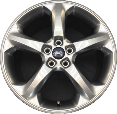 Ford Fusion 2013-2016, MKZ 2013-2014 powder coat silver 18x8 aluminum wheels or rims. Hollander part number 3959U25.LS03, OEM part number DS7Z1007K.