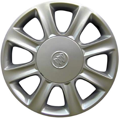 Buick Allure 2005-2008, Buick LaCrosse 2005-2008, Plastic 8 Spoke, Single Hubcap or Wheel Cover For 16 Inch Steel Wheels. Hollander Part Number H1155.