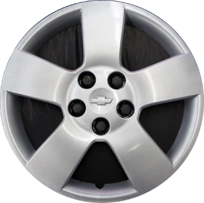 Chevrolet HHR 2006-2011, Plastic 5 Spoke, Single Hubcap or Wheel Cover For 16 Inch Steel Wheels. Hollander Part Number H3251.