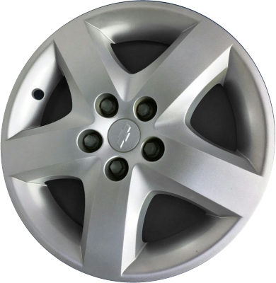 Chevrolet Cobalt 2007-2008, Plastic 5 Spoke, Single Hubcap or Wheel Cover For 16 Inch Steel Wheels. Hollander Part Number H3252.