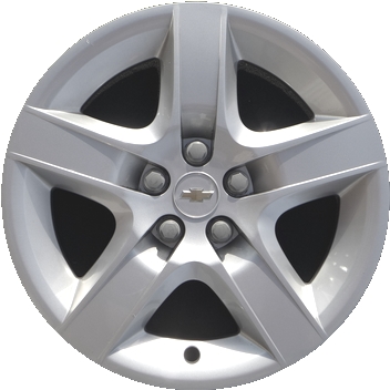 Chevrolet Malibu 2008-2012, Plastic 5 Spoke, Single Hubcap or Wheel Cover For 17 Inch Steel Wheels. Hollander Part Number H3276.