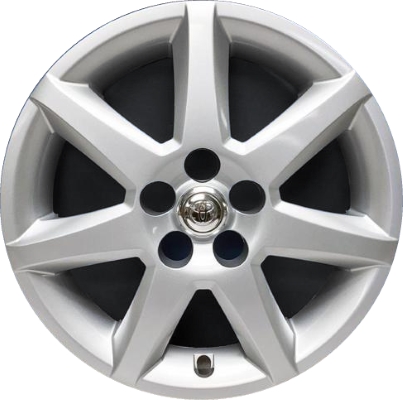 Toyota Prius 2007-2009, Plastic 7 Spoke, Single Hubcap or Wheel Cover For 16 Inch Alloy Wheels. Hollander Part Number H61138.