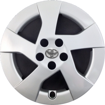 Toyota Prius 2010-2011, Plastic 5 Spoke, Single Hubcap or Wheel Cover For 15 Inch Alloy Wheels. Hollander Part Number H61156.