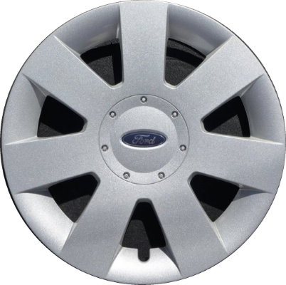 Ford Fusion 2006-2009, Plastic 7 Spoke, Single Hubcap or Wheel Cover For 16 Inch Steel Wheels. Hollander Part Number H7046.